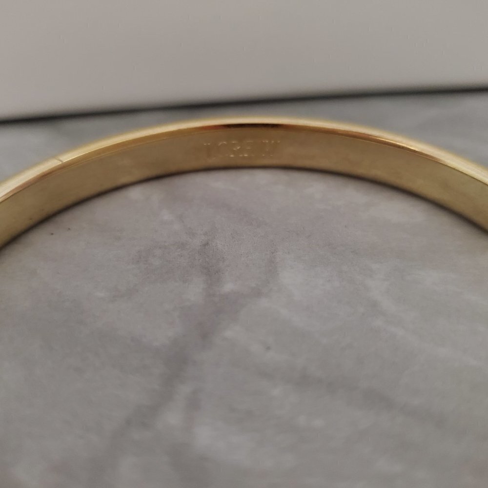 💚💙 Vintage 00's 2000's Y2K Blue Green Striped Skinny Enamel Bangle 💙💚 - Picture 8 of 11